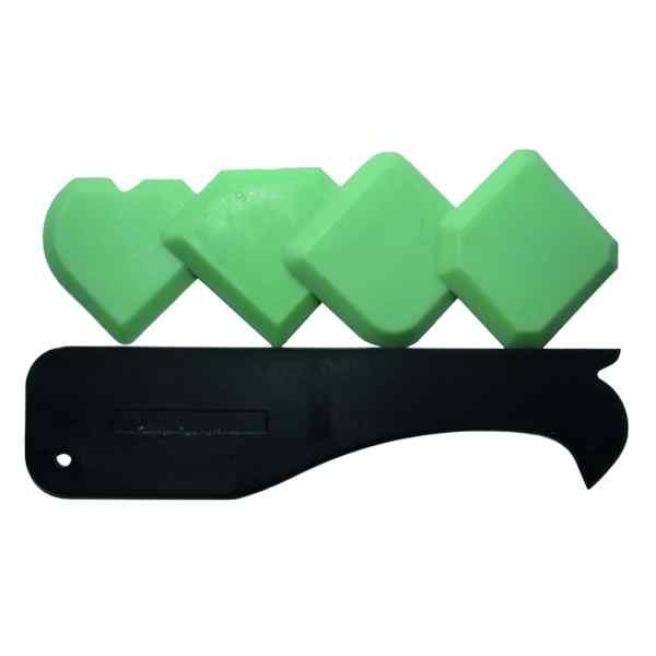 Набор шпателей для герметика (набор 4шт + скребок)