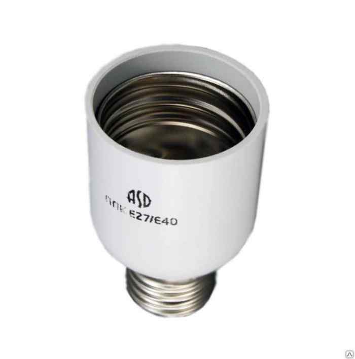 Патрон-переходник Е27/Е14 короткий 