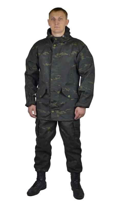 Костюм мужской Горка-Тактик рип-стоп Ягель темный