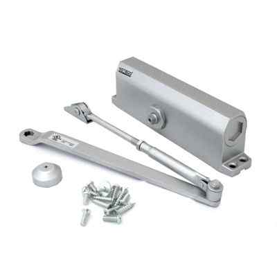 Доводчик дверной DC-180 SILVER (до 180кг) серебристый (9799)