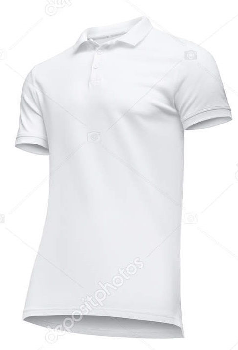 Рубашка-поло короткий рукав белая 