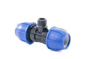 Тройник ПНД 32х3/4"х32 НР