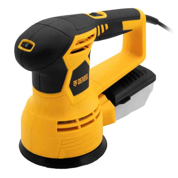 Машина шлифовальная эксцентриковая OS-125, 450 Вт, 6000-12000 об/мин// Denzel