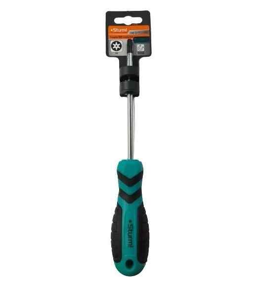 Отвертка TORX TT20H*100мм, магнитный наконечник Sturm