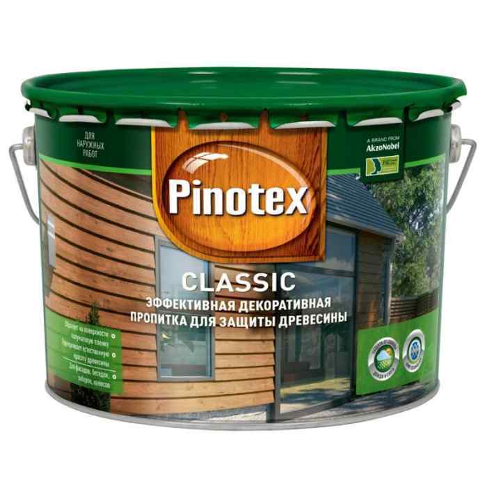 Антисептик для древесины 9л орех PINOTEX