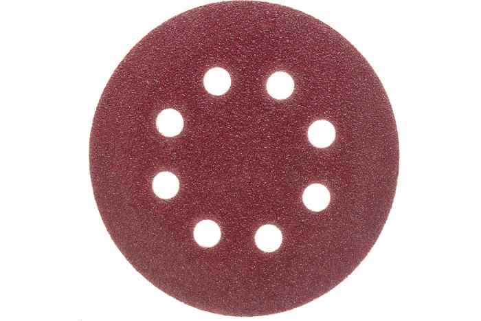 Круг абразивный перфорированный (8 отв.) 125*8*P60  (уп.10шт) / MOS-DISTAR