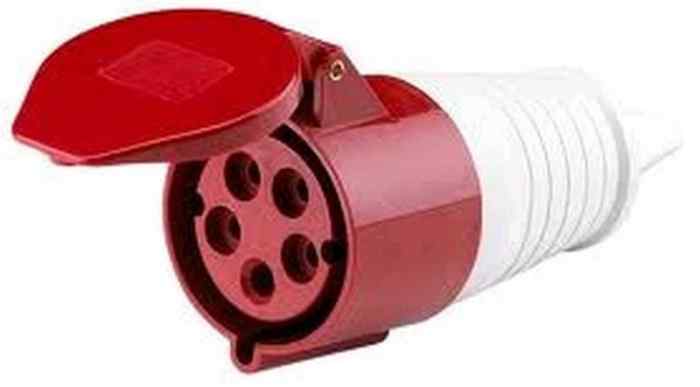 Розетка 225 переносная 32А 3P+N+РE 380В ИЭК