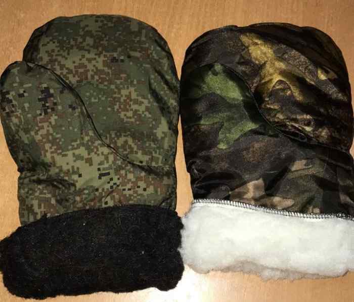 Рукавицы Оксфорд, шерстяной мех