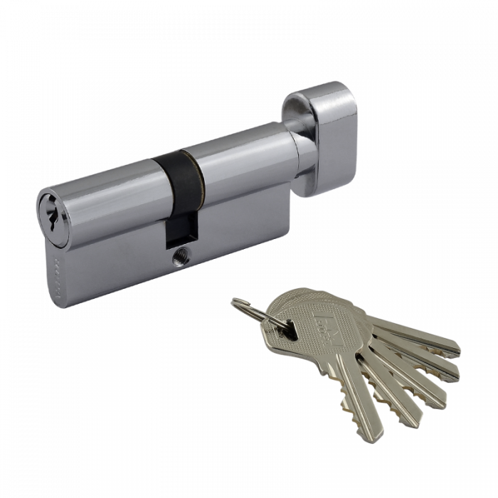 Цилиндровый механизм ЛУВ-70 хром (35-35) 5337 НОРА-М