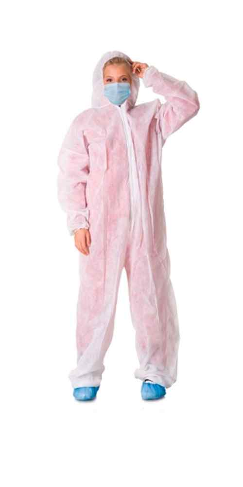 Комбинезон одноразовый ламинированный спанбонд 40 гр/м2 белый