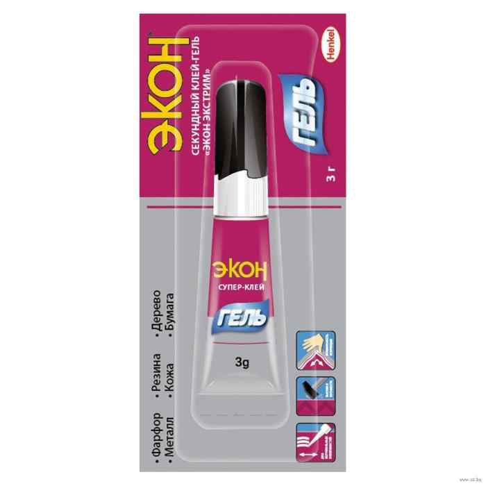 Клей - гель секундный "Экон Экстрим" 3 гр. на мульти-карте