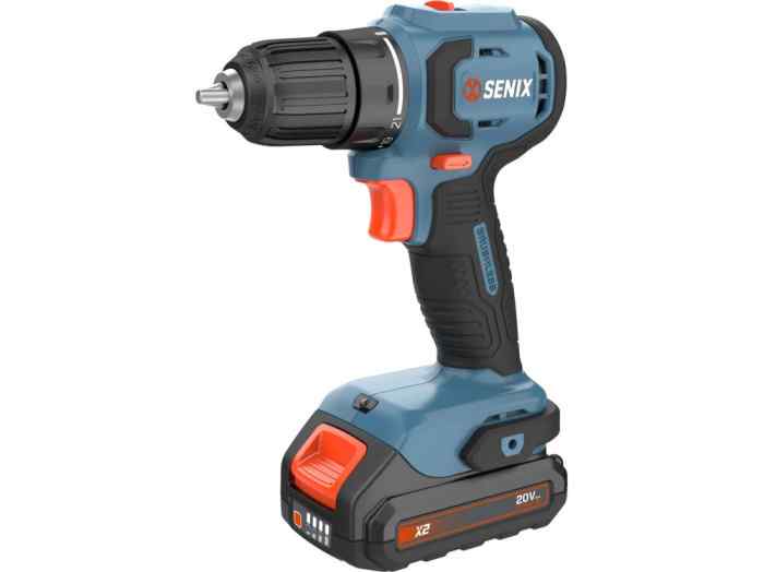 Дрель-шуруповерт бесщ. аккум.PDDX2-M3-EU,(10мм, 20В, 2*2А/ч, 50Н/м, кейс) SENIX