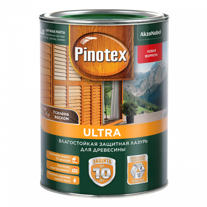 Антисептик для древесины 2.5л сосна PINOTEX Ultra