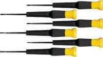 Отвертки 6 шт., для точных работ, жало с хром. покрытием, намагнич./FIT
