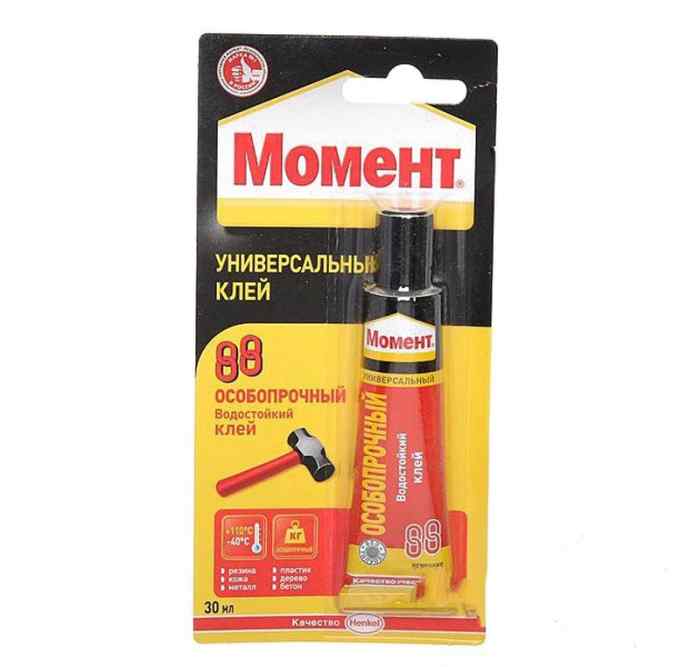 Клей особопрочный 88 30мл Момент /шоубокс
