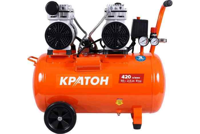 Компрессор с прямой передачей безмасляный Кратон AC-420-50-OFHS