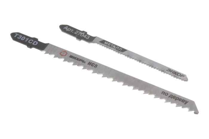 Пилка для лобзика T301CD (дерево, быстрый рез) 2 шт Вихрь