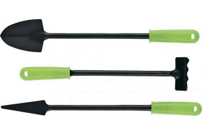 Набор по уходу за комнатными растениями, пластиковые рукоятки, 3 предмета// Palisad