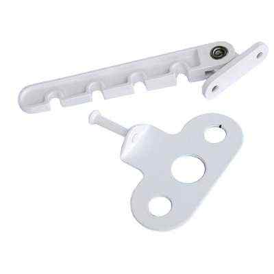 Ограничитель на окна ПВХ пластмассовый белый (шт)