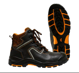 Ботинки мужские "PERFECT PROTECTION-КЕВЛАР" ПКП АС кожа, пу/нитрил