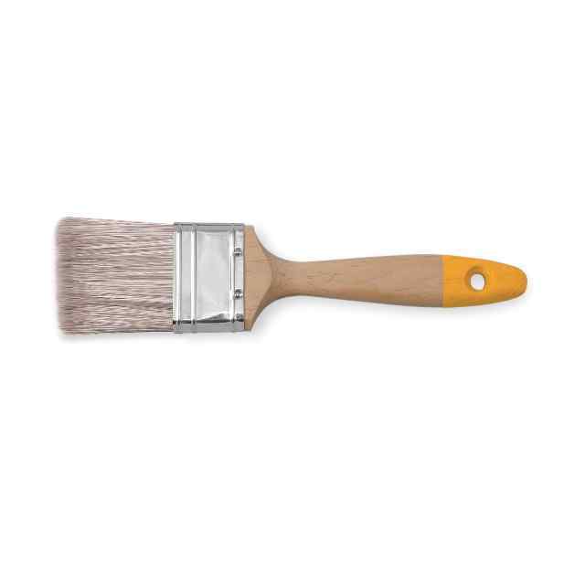 Кисть флейцевая, 70 мм, толщ. 6, смеш. щетина, тверд.дерево.ручка COLOR EXPERT