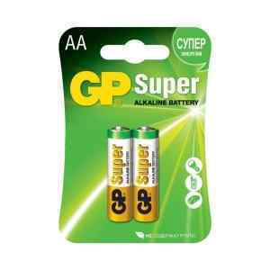 Батарейка GP Super 15A LR06 AA BL2  (уп. 2шт)