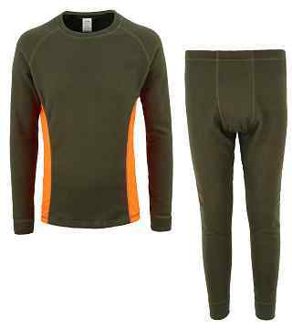 Термобелье "IFRIT Antarctic" флис 220 г/м, цвет хаки/оранжевый