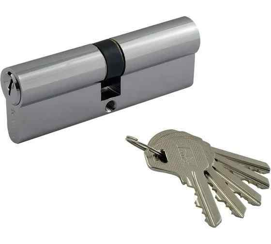 Цилиндровый механизм ЛУ-90 , хром (45-45) 6650 НОРА-М