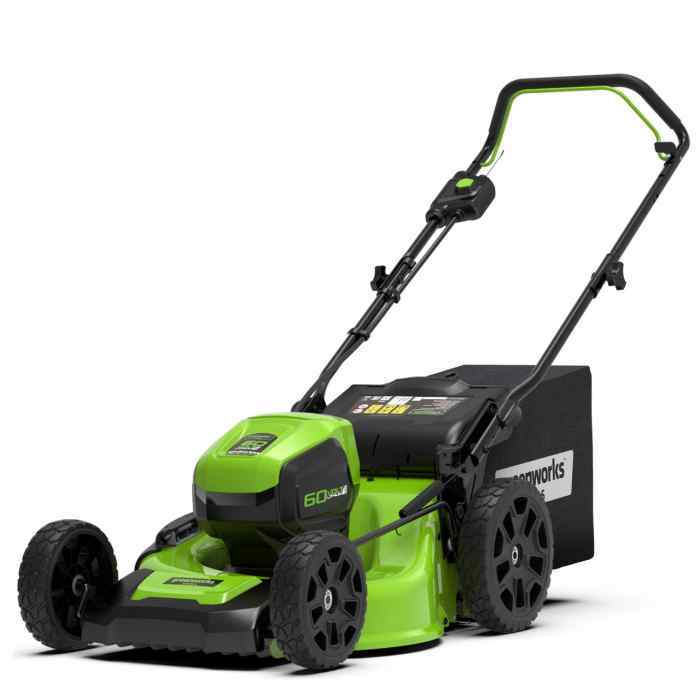 Газонокосилка аккумуляторная Greenworks GD60LM46HP, 60V, 46 см, бесщеточная, без АКБ и ЗУ