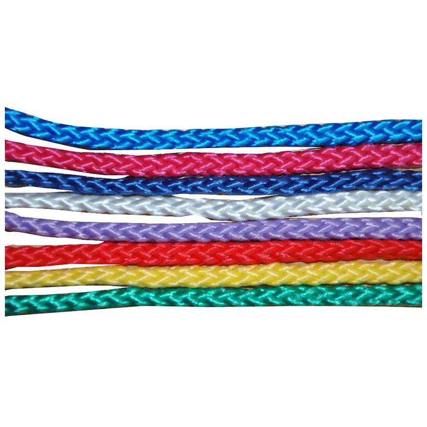 Шнур полипропилен плетеный 4 мм 20м  цветной, упаковка