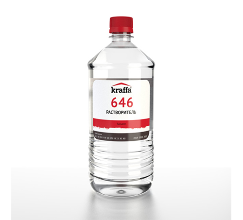 Растворитель 646 ТУ 1л Kraffa