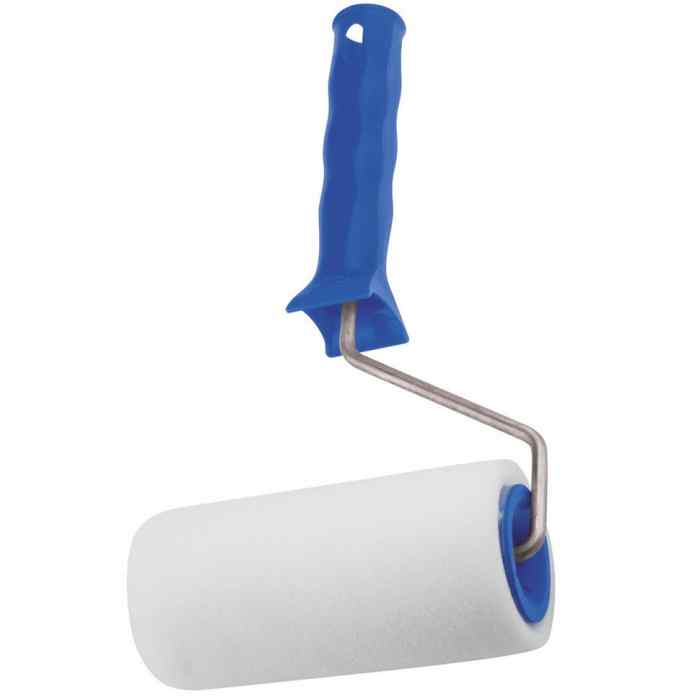 Валик с ручкой Поролон 150 мм, D 48 мм D ручки 6 мм Сибртех