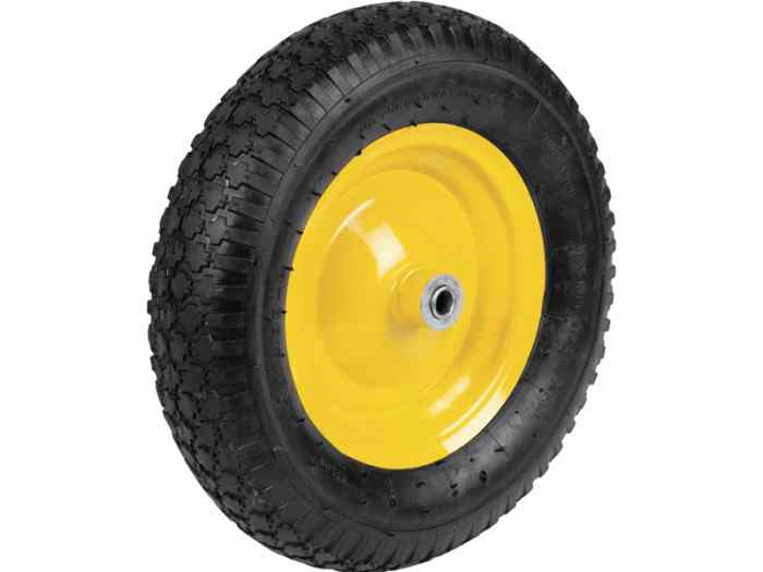 Колесо пневматическое 4.00-8 подшипник 16 мм для тачек 31.90.200