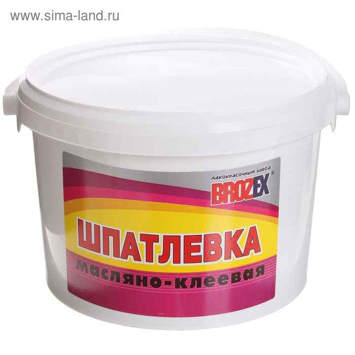 Шпатлевка масляно-клеевая 5 кг BROZEX