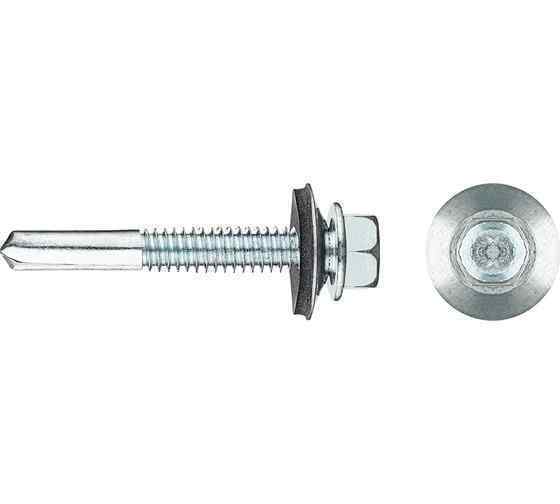 Саморез 5,5х38 кров. цинк удлин.сверло КРс ZP P#5 - 100шт