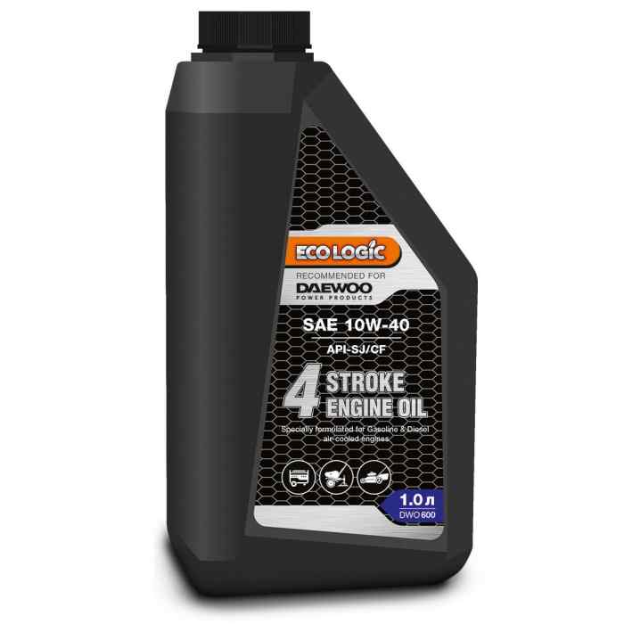 Масло 4-х тактное DAEWOO DWO 600 SAE 10W-40 1,0л  всесезонное