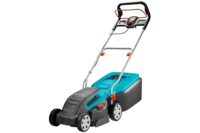 Газонокосилка электрическая "GARDENA" PowerMax 1400/34 (1,4кВт, 34см, тр-ник 40л, до 400м2)