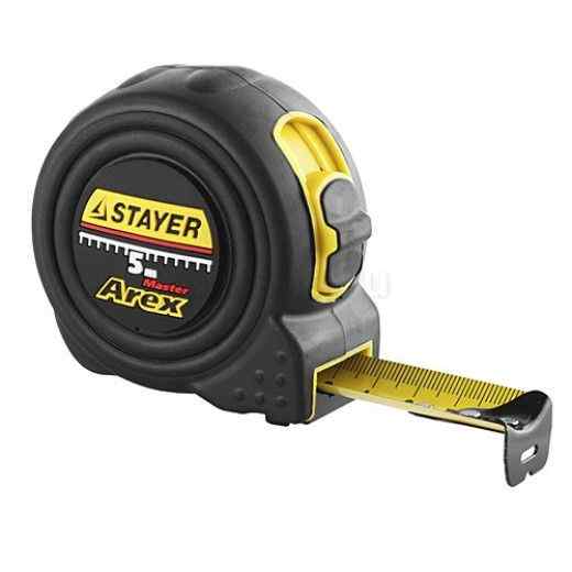 Рулетка 10м/25мм противоударный корпус/STAYER