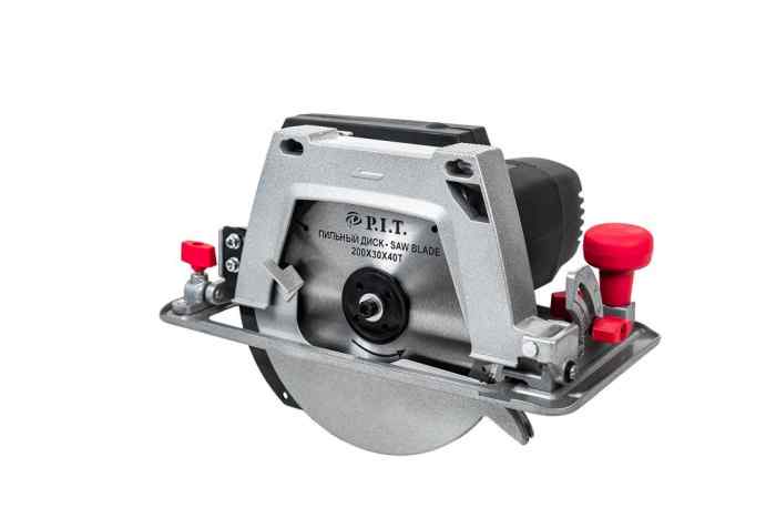 Пила циркулярная  РКS200-С P.I.T МАСТЕР (2000Вт, 200диск, 5500 об.мин, глубина пропила 70мм, стац-е 