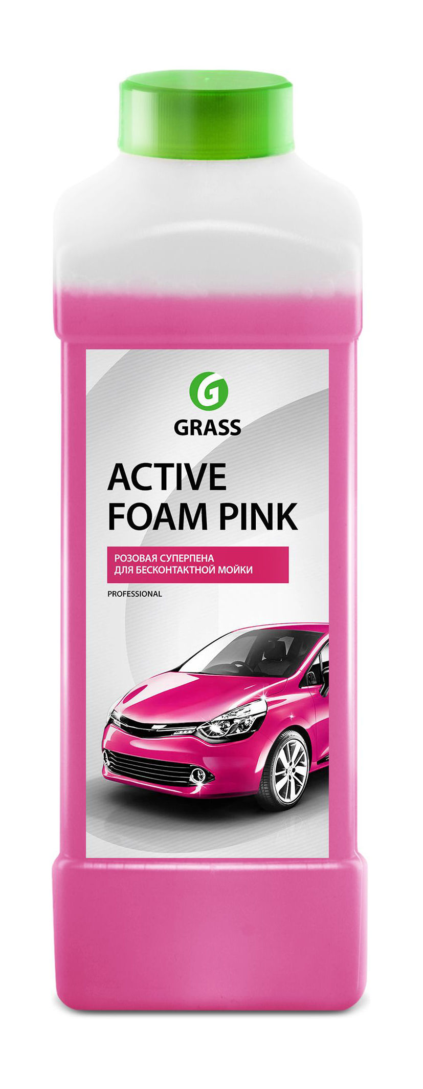 Шампунь для бесконтактной мойки GRASS Active Foam Pink (концентрат) 1 л