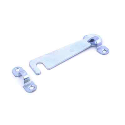 Крючок дверной Кунгур КД-75 цинк без шурупов, универсальный (код 3166)