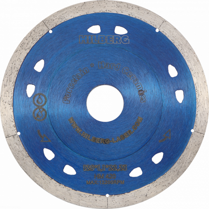 Диск алм. HILBERG Extra Thin 1,1 mm 125x1,1x8x22,2