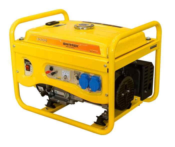 Генератор бензиновый SNIRREX 3000(220В, 6.5л/с, 2,7/3,0кВт, 15л, ручной 51 кг)