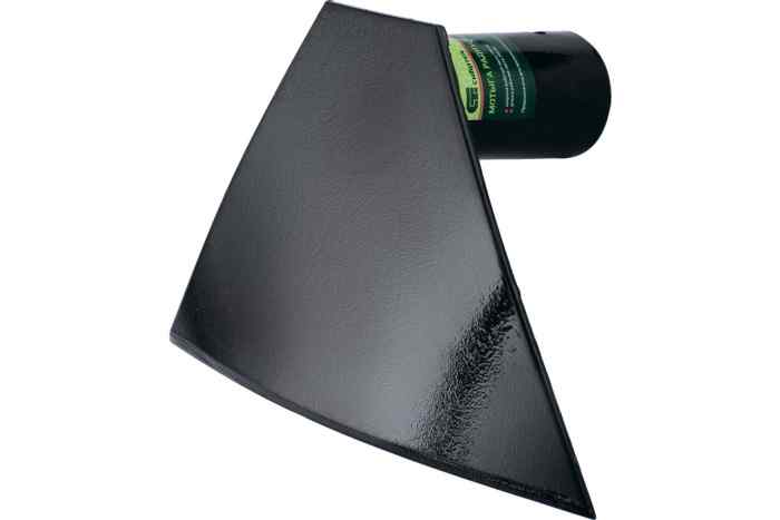 Мотыга стальная  радиусная 150*120 мм, без черенка/Сибртех