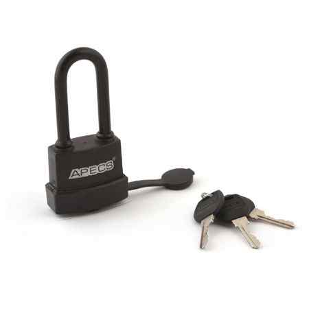 СНЯТ Замок навесной всепогодный PDR-50-55L длинная дужка Апекс (2062)
