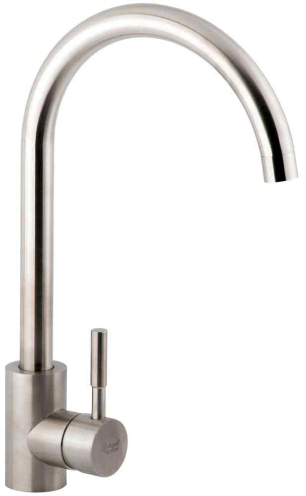 Смеситель для кухни АК66903, нержавеющая сталь, 35 мм "AquaKratos"