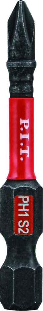 Бита ударная P.I.T. PH1x50 мм 2 шт в уп.(ASDR01-50PH1)