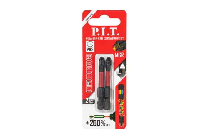 Бита ударная P.I.T. PH3x50 мм 2 шт в уп.(ASDR02-50PH3)