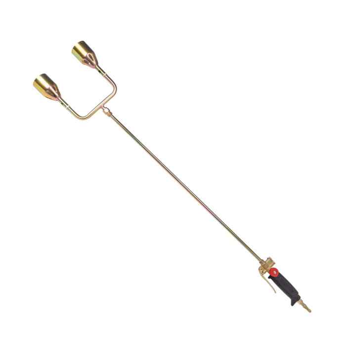 Горелка газовоздушная Varteg  ГВК2-1050Р (2хD=50мм, L=1050мм, рычажная/вентиль, двухфакельная)