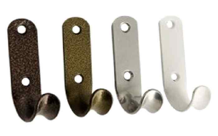 Крючок-вешалка 1 рожковый (белый)